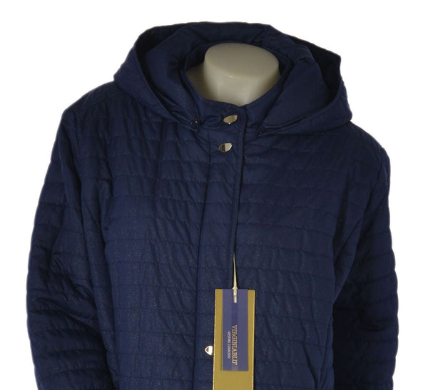 GIACCA DONNA TASCHE CON ZIP TRAPUNTATA RESISTENTE  VIRGINIA BLU ART. CONF-ORIETTA
