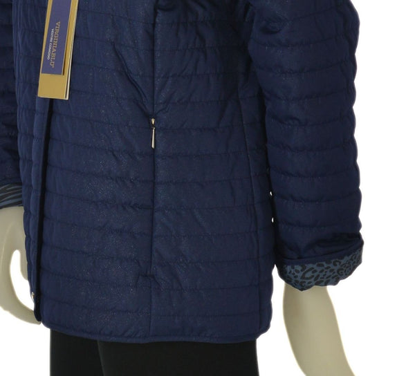 GIACCA DONNA TASCHE CON ZIP TRAPUNTATA RESISTENTE  VIRGINIA BLU ART. CONF-ORIETTA