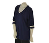 MAGLIA DONNA SCOLLO V MANICA TRE QUARTI TAGLIE COMODE  SOPHIA CURVY ART. 25123