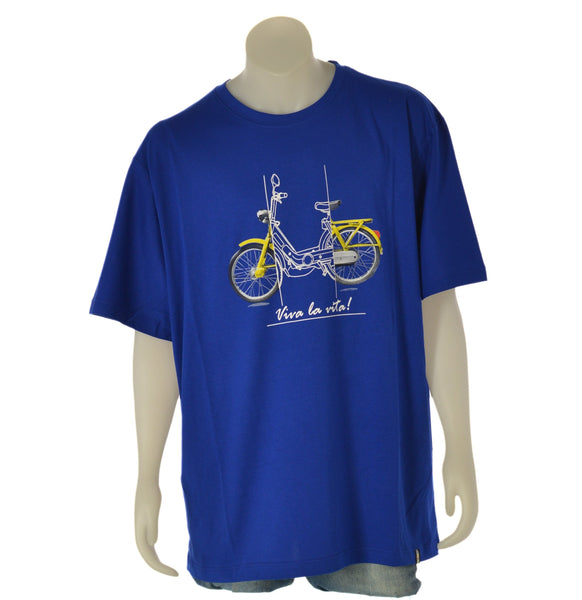 T-SHIRT UOMO TAGLIE COMODE COTONE PURO STAMPA GIROCOLLO MANICA CORTA  MAX FORT ART.E2646