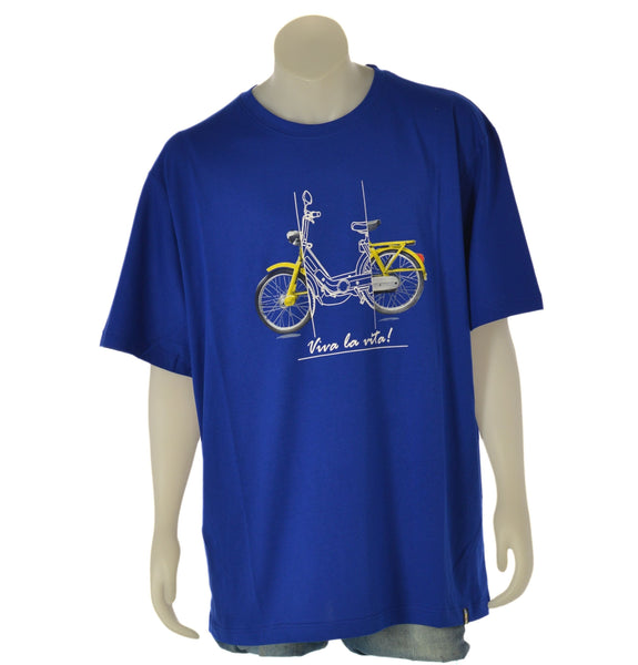 T-SHIRT UOMO TAGLIE COMODE COTONE PURO STAMPA GIROCOLLO MANICA CORTA  MAX FORT ART.E2646