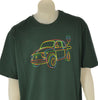 T-SHIRT UOMO TAGLIE OVER GIROCOLLO STAMPA COTONE PURO  MAXFORT ART. E2633