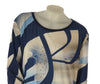 MAGLIA DONNA TAGLIE OVER PERLA FANTASIA STRASS MANICA TRE QUARTI ART. 2567