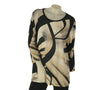 MAGLIA DONNA TAGLIE OVER PERLA FANTASIA STRASS MANICA TRE QUARTI ART. 2567