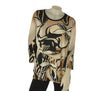 MAGLIA DONNA PERLA TAGLIE OVER FANTASIA STRASS ART. 2568