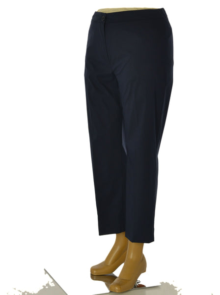 PANTALONI DONNA ELISA CASTELLI  TAGLIE OVER ZIP ELASTICO COTONE ELASTICIZZATO ART. 1885