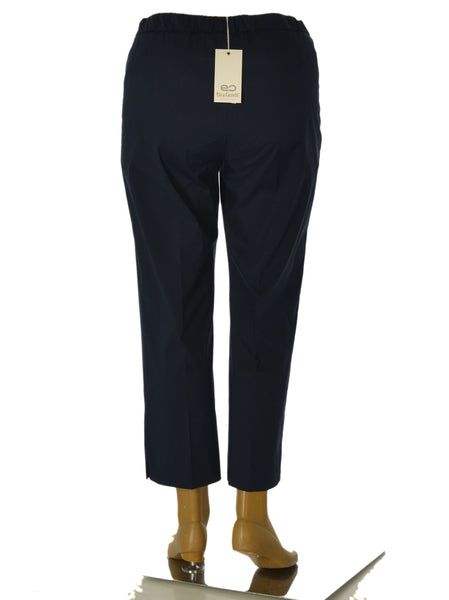 PANTALONI DONNA ELISA CASTELLI  TAGLIE OVER ZIP ELASTICO COTONE ELASTICIZZATO ART. 1885