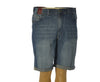 BERMUDA JEANS UOMO TAGLIE OVER CINQUE TASCHE ELASTICIZZATO ART. CONF-RIPUARI-89