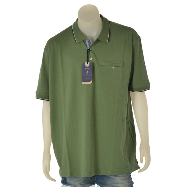 POLO UOMO SEA BARRIER TAGLIE OVER TASCHINO BOTTONE COTONE ART. CONF-BOONEN-07