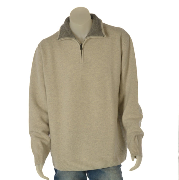MAGLIONE UOMO SPORTING MARE CAMIONISTA MEZZA ZIP LANA TAGLIE OVER ART. 2290/30ZOS