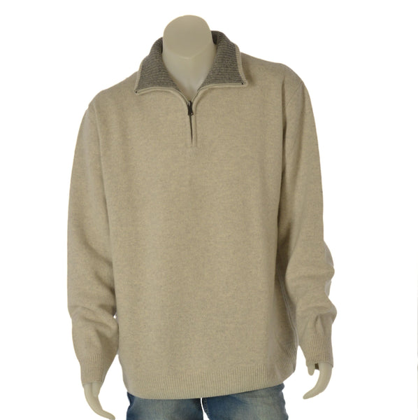 MAGLIONE UOMO SPORTING MARE CAMIONISTA MEZZA ZIP LANA TAGLIE OVER ART. 2290/30ZOS
