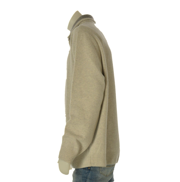 MAGLIONE UOMO SPORTING MARE CAMIONISTA MEZZA ZIP LANA TAGLIE OVER ART. 2290/30ZOS