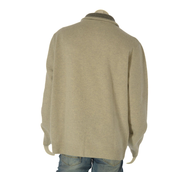 MAGLIONE UOMO SPORTING MARE CAMIONISTA MEZZA ZIP LANA TAGLIE OVER ART. 2290/30ZOS
