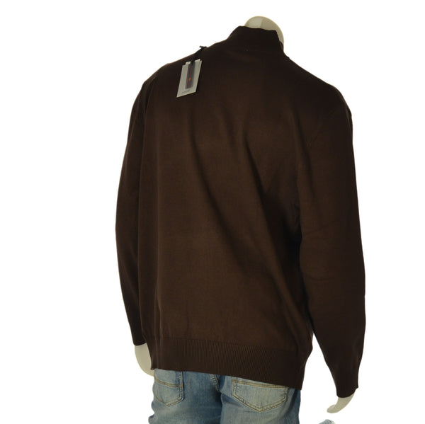 MAGLIONE UOMO TAGLIE OVER FULL ZIP LOGO ART. OTR1768