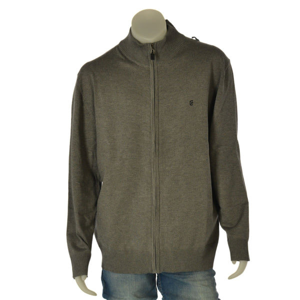 MAGLIONE UOMO TAGLIE OVER FULL ZIP LOGO ART. OTR1768
