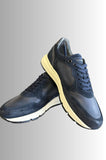 SCARPE NEROGIARDINI B.A.G.SNEAKER DA CITTA PELLE E CAMOSCIO STRINGATA ART 1500880U