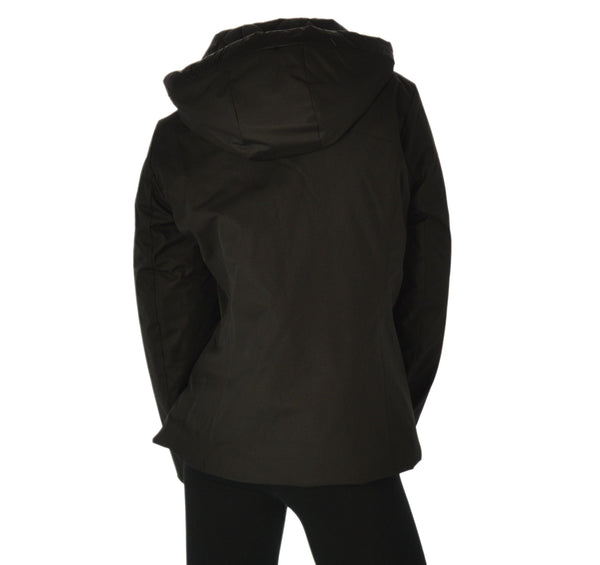 GIUBBINO DONNA CONFORMATO VIRGINIABLU FULL ZIPTASCHE TRAPUNTATO CAPPUCCIO ART. CONF.AURORALE