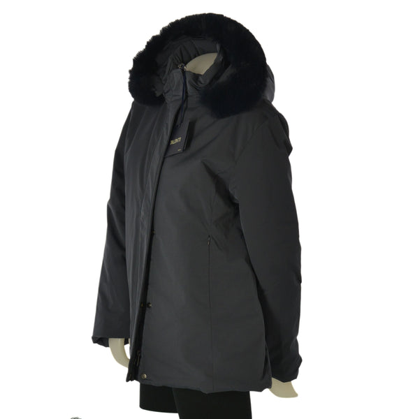GIACCONE DONNA TALENTI TAGLIE OVER CAPPUCCIO ZIP TASCHE  IMBOTTITO ART. TB124