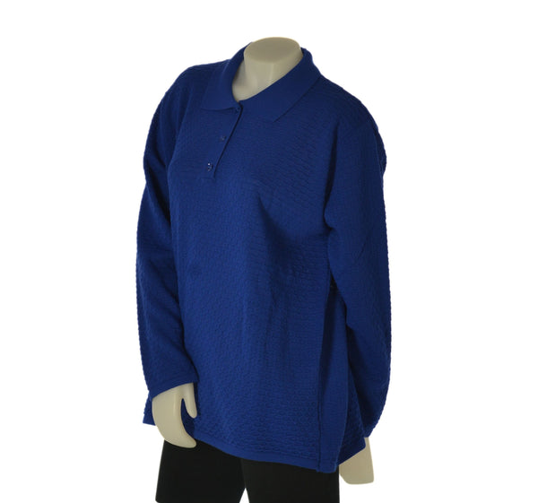 MAGLIONE DONNA ANNALISA BINETTI POLO LAVORATA TAGLIE OVER ART. 2516 OVER