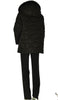 GIACCONE DONNA VIRGINIA BLU TAGLIE OVER TRAPUNTATO ZIP BOTTONI CAPPUCCIO TASCHE ART. CONF-DARLA-41C