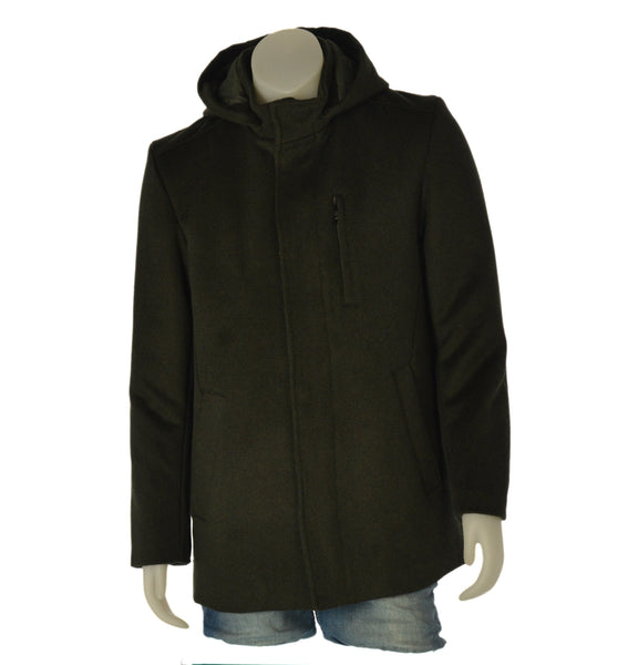GIACCONE UOMO SEA BARRIER ZIP BOTTONI CAPPUCCIO TASCHE FODERATO ART.KONE-116M