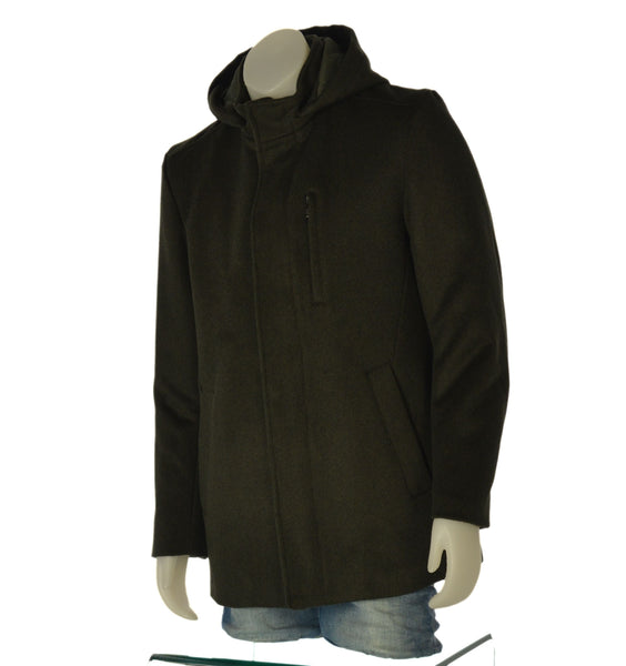 GIACCONE UOMO SEA BARRIER ZIP BOTTONI CAPPUCCIO TASCHE FODERATO ART.KONE-116M