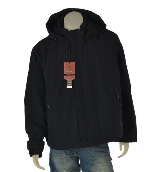 GIACCONE UOMO SEA BARRIER TAGLIE OVER TRAPUNTATO CAPPUCCIO ZIP TASCHE ART. CONF-MESAK-37M
