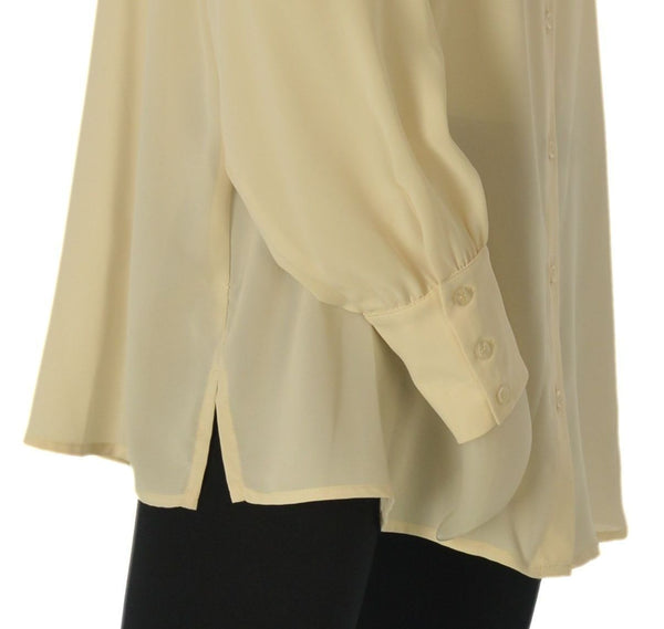 CAMICIA DONNA  ELISA CASTELLI  TAGLIE OVER MANICA LUNGA SPACCHI ART. 1521