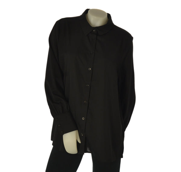 CAMICIA DONNA  ELISA CASTELLI  TAGLIE OVER MANICA LUNGA SPACCHI ART. 1521