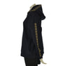 FELPA DONNA ELISA CASTELLI  TAGLIE OVER GARZATA CAPPUCCIO FULL ZIP TASCHE ART. 2005