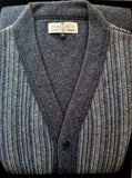 PIGIAMA UOMO BIPBIP CARDIGAN TASCHE RIGATO PUNTO MILANO ART. 7264
