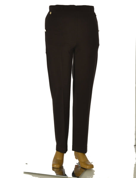 PANTALONE DONNA CONFORMATO ELISA CASTELLI ELASTICO LARGO SPACCHETTO ART. 1872