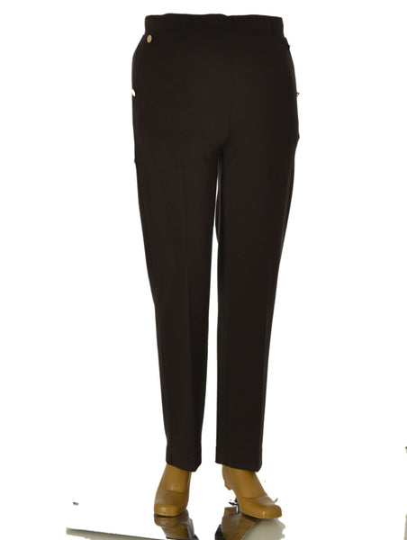 PANTALONE DONNA CONFORMATO ELISA CASTELLI ELASTICO LARGO SPACCHETTO ART. 1872