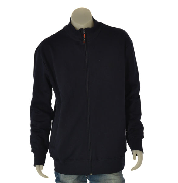 FELPA UOMO  MAXFORT TAGLIE OVER FELPATA FULL ZIP TASCHE ART. E2356