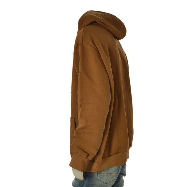 FELPA UOMO MAXFORT TAGLIE OVER FELPATA CAPPUCCIO STAMPA TASCHE  ART. 42101