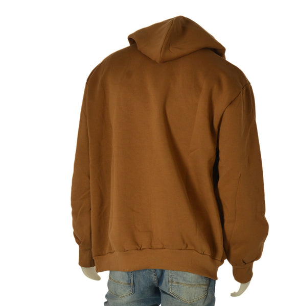 FELPA UOMO MAXFORT TAGLIE OVER FELPATA CAPPUCCIO STAMPA TASCHE  ART. 42101