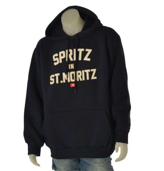 FELPA UOMO MAXFORT TAGLIE OVER FELPATA CAPPUCCIO STAMPA TASCHE  ART. 42101