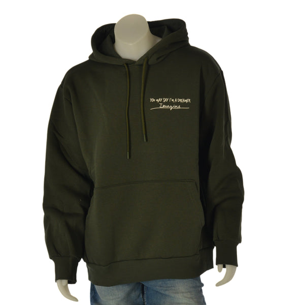 FELPA UOMO MAXFORT FELPATA TAGLIE OVER CAPPUCCIO TASCHE STAMPA ART. E2724