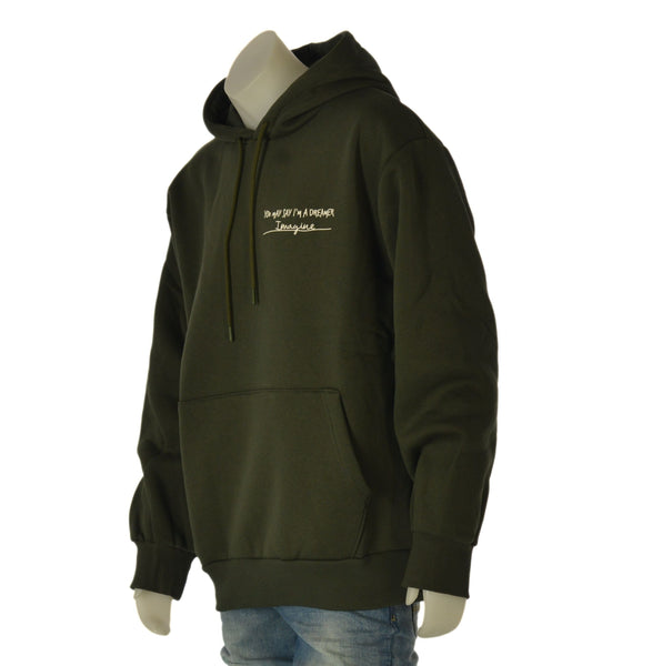 FELPA UOMO MAXFORT FELPATA TAGLIE OVER CAPPUCCIO TASCHE STAMPA ART. E2724