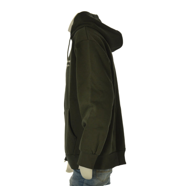 FELPA UOMO MAXFORT FELPATA TAGLIE OVER CAPPUCCIO TASCHE STAMPA ART. E2724