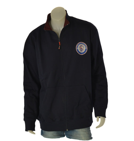 FELPA UOMO  MAXFORT TAGLIE OVER FELPATA FULL ZIP TASCHE ART. E2722