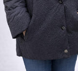 Giaccone Miroglio Luisa Viola giubbotto inbottito ovatta lavorato polso importante lavorazione art F197F00