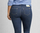 Pantaloni Luisa Viola Jeans Conformato Elasticizzato Modello Leggings alla Caviglia art P823F02