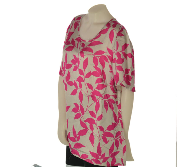 BLUSA DONNA GIGLIOROSSO GIROCOLLO MEZZA MANICA ELEGANTE FANTASIA ART26059