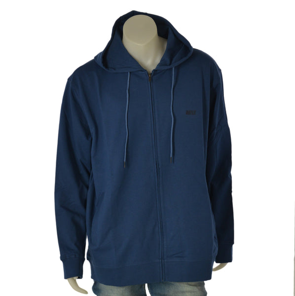 FELPA UOMO RIFLE TAGLIE OVER FULL ZIP CAPPUCCIO GARZATA ART. ORFF302
