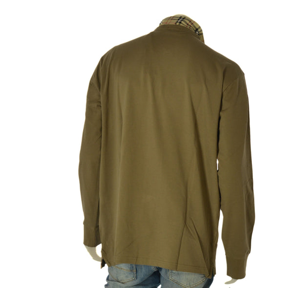 POLO UOMO COVERI TAGLIE OVER MANICA LUNGA PIQUE COTONE POLSINI SPACCHETTI ART. OPL5049