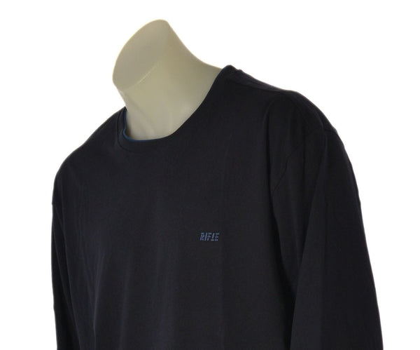 MAGLIA UOMO RIFLE TAGLIE OVER MANICA LUNA GIROCOLLO JERSEY COTONE ART. ORFT300