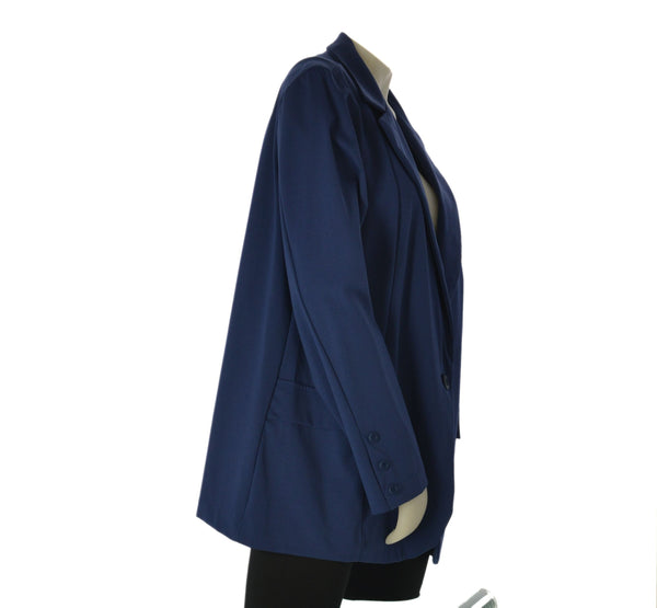 GIACCA DONNA BARBARELLA TAGLIE OVER SFODERATA JERSEY ELASTICIZZATO SPACCO BOTTONE ART.  1008GX