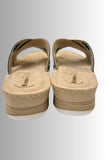 CIABATTA INBLU DONNA TOMAIA ECOPELLE STRASSE PLANTARE ANATONICO E TRRASPIRANTE TACCO 3,5 INTRECCIOART FC000068