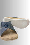 CIABATTA INBLU DONNA TOMAIA ECOPELLE STRASSE PLANTARE ANATONICO E TRRASPIRANTE TACCO 3,5 INTRECCIOART FC000068